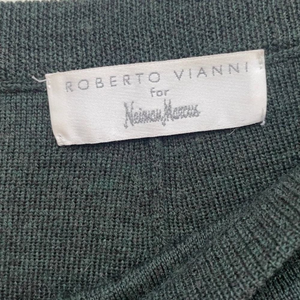 Vintage Forest Green Wool Skirt‎ Roberto Vianni for Neiman Marcus - Picture 3 of 4